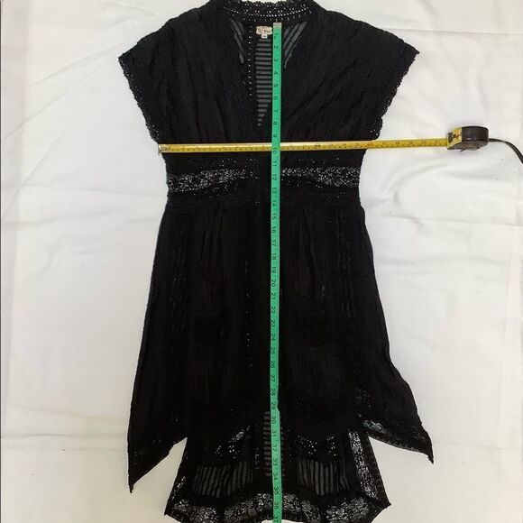 BIYA LACE DRESS BLACK SMALL BIYA DESIGNER OF JOHNNY WAS - Picture 12 of 16
